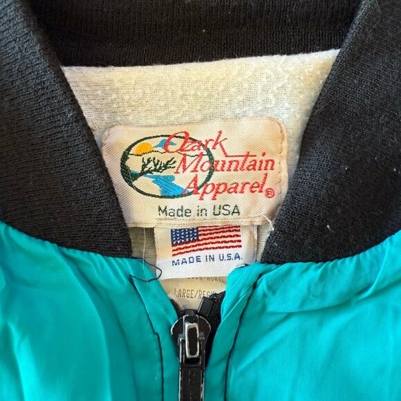 Vintage Clark Mountain Apparel Aztec Windbreaker – Rare USA Made – Size M - Picture 2 of 6